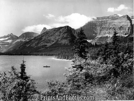 GLACIER Natl Park Montana 1952  3056