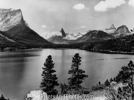 GLACIER Natl Park St Marys Lake  3058