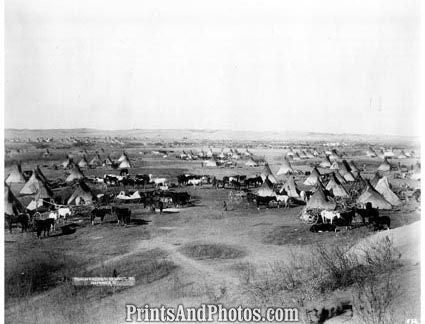 American Indian Hostile Camp  3086