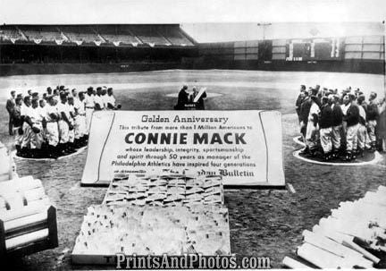 A's Connie Macks 50th Anniv  3102