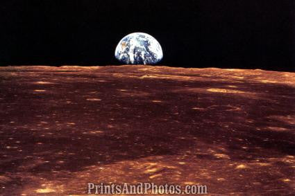 NASA APOLLO View from the Moon  3119