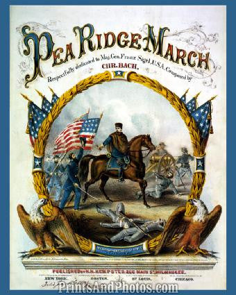 CIVIL WAR  Pea Ridge March  3238