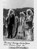 Pres Coolidge Is Made Sioux Chief  3251