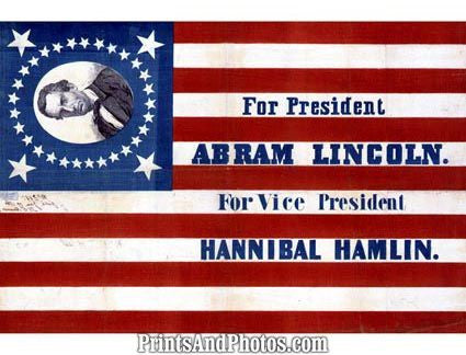 ABRAHAM LINCOLN for President  3259