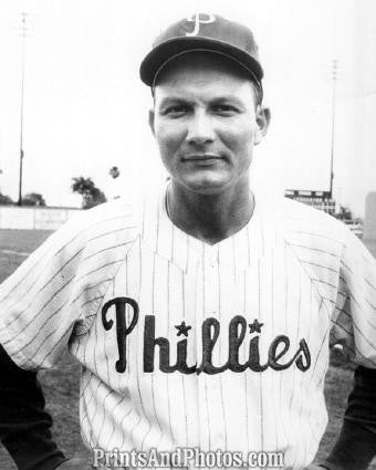 Wally Post Phillies 1958  3325