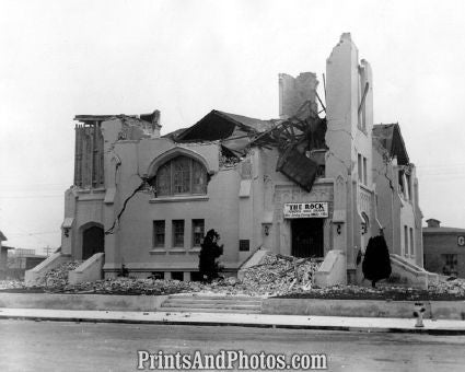 Los Angeles CA Earthquake 1933  3498