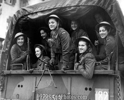 Polish Women Guerillas In Truck  3515