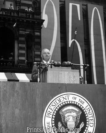 President Truman In Detroit  3520