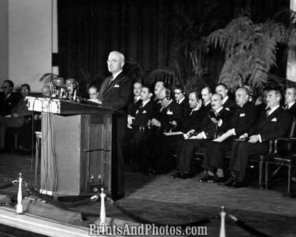 President Truman Foreign Meeting  3526