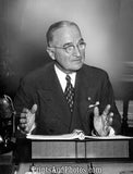 President Truman At Podium 1951 3528