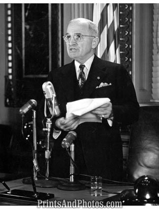 President Truman Atomic Bomb Address 3531