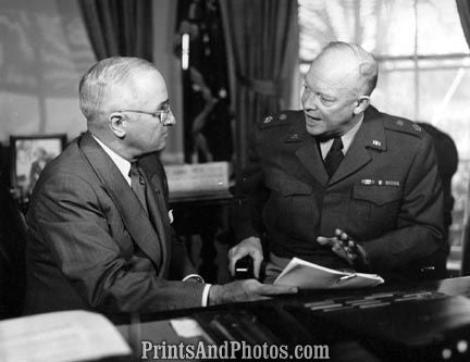 President TRUMAN & EISENHOWER  3545