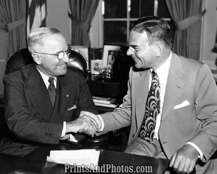 President Truman & Thomas E Dewey  3546