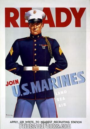 WWII Ready Join US Marines  3632