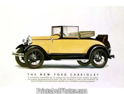 New Ford Cabriolet AD  3644