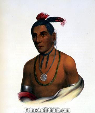 Native Indian Wa-Kawn Winnebago Chief 3748