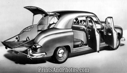 1949 Kaiser Frazer Utility Car  3821 - Prints and Photos