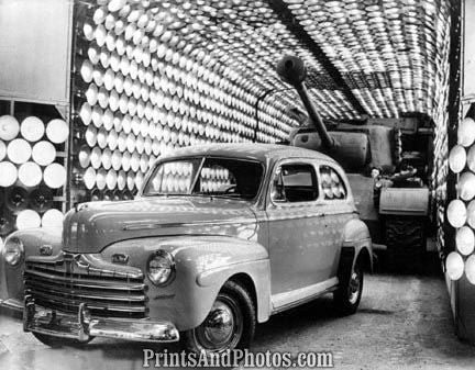 1947 Ford Sedan w/ Tank  3835 - Prints and Photos