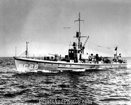 Sub Chaser PC26 SC26 Port Bow  4022