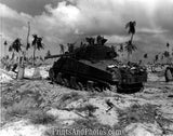 US Marines WWII Tarawa Tank  4092