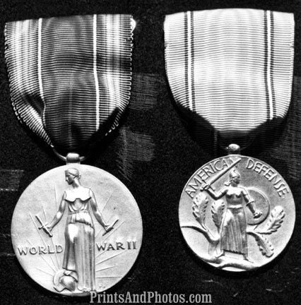 Medals WWII Victory & Defense  4360