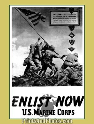 Marines Enlist Now IWO JIMA  4369