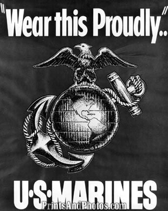 Marines Wear This Proudly Emblem  4380