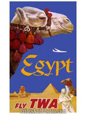 TWA Adv Fly to Egypt Ad 4423