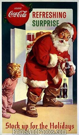 Coca Cola Santas Claus Ad 4480