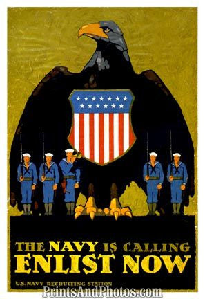 The Navy Is Calling Enlist Now  4494