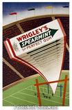 Wrigleys Spearmint Gum Football Ad 4514