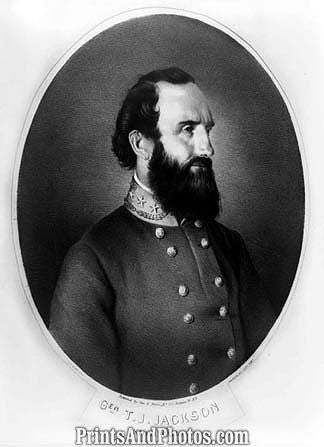 Civil War Gen TJ Stonewall Jackson  4608