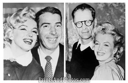 Marilyn Monroe Husbands DiMaggio  4619