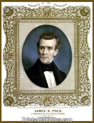 James K Polk 11th President  4628