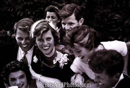 John F Kennedy Wedding Family  4643