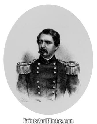 Civil War Major General McClellan  4650