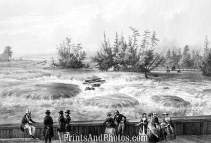 Historical Niagara Falls Rapids  4663