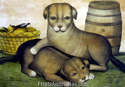 Puppies Artistic Print  4674