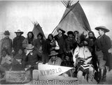 Indian Chiefs & US Officials  4859