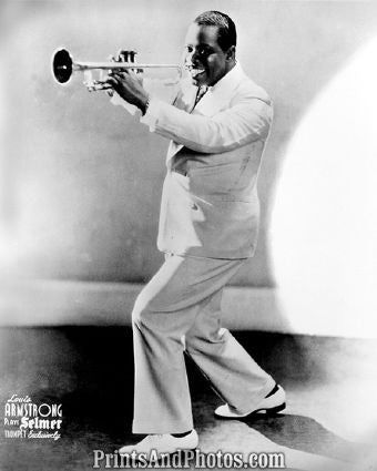 Jazz Louis Armstrong Trumpet  4880