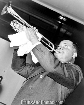 Jazz Louis Armstrong Portrait  4882