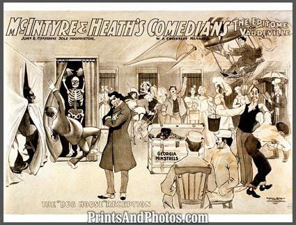 Vaudeville Comedy Stage Ad  4892