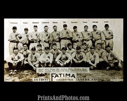 Detroit Tigers 1913 Team  5031