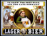Lager Bier To Soon Oldt Ad 5052