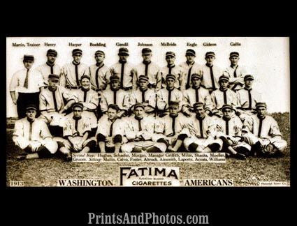 Washington Baseball Club 1913  5094