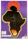AFRICA No Apartheid  Print 5111