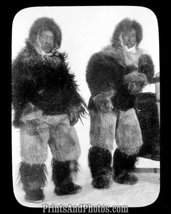 Two Eskimos Alaskan Expedition  5168