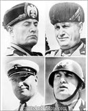 Benito Mussolini 4 Uniforms  5268