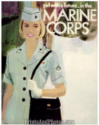 Girl With A Future Marines Corps  5287