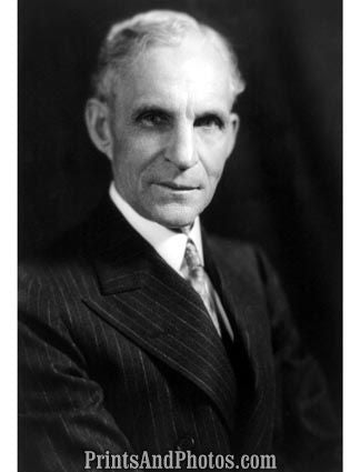 Industrialist Henry Ford Portrait  5295